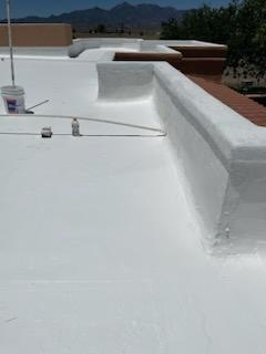 After: Same section with fresh white coating